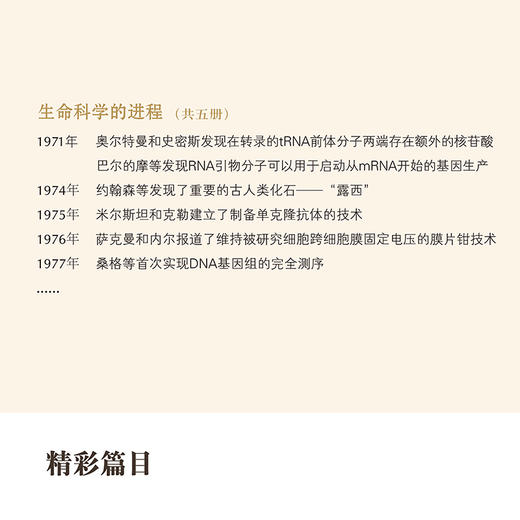 《自然》学科经典系列:生命科学的进程III(英汉对照)(共五卷) 商品图4