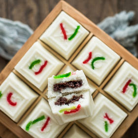 【非遗尺糕•多口味】（桂花、芝麻、白玉、果蔬七彩）手工制作  轻甜口感  一口满满幸福味