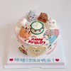 小动物卡通蛋糕（备注要什么小动物以及要画生日帽的小动物，无备注则按原图）-低糖处理无添加 商品缩略图6