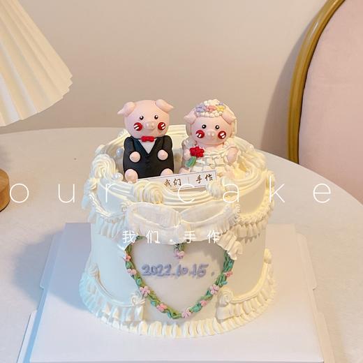 求婚/结婚/领证/纪念日立体小动物蛋糕多款式-低糖处理无添加 商品图1