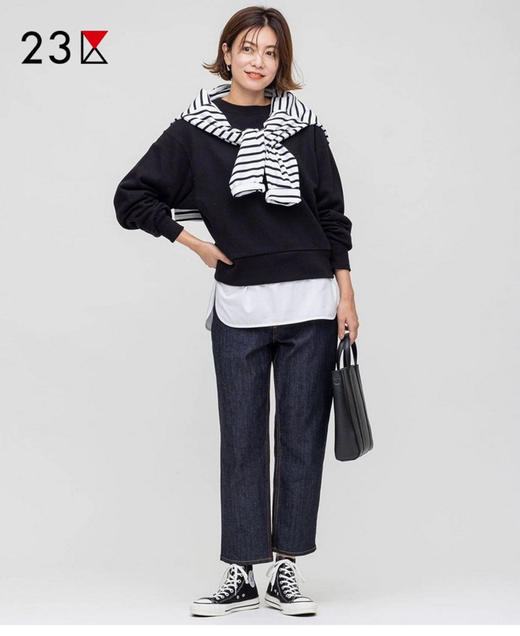 燕尾长袖圆领衫 白色 黑色 灰色 自己备注颜色号码 商品图11