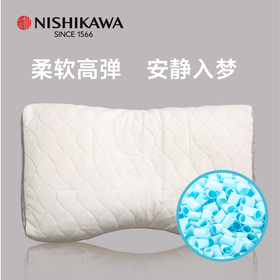 日本西川蓝色软管枕