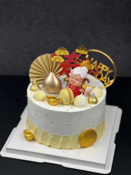 金色系寿公公/寿婆婆 商品图0