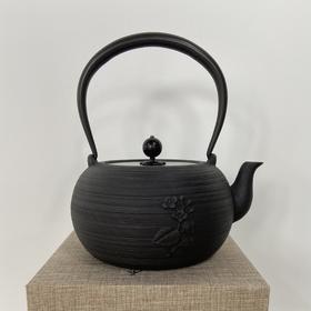 铸味 |  1.2如花似锦茶壶铸铁茶壶生铁壶泡茶壶煮水壶手工铸造电磁炉适用