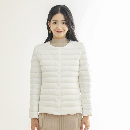 「十色可选！2022秋冬新款」柔菇菇系列轻薄羽绒服女内胆V领圆领90绒外套上衣 商品图3