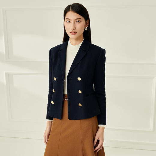 EITIE爱特爱新款通勤时尚西装短外套6803518 商品图3