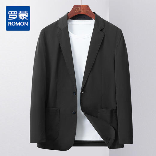罗蒙春秋小西装外套男士商务通勤休闲单西开衫西服男上衣 商品图0