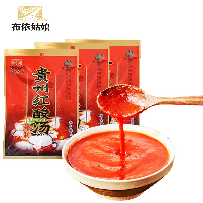 “布依姑娘”牌贵州红酸汤210g*3袋
