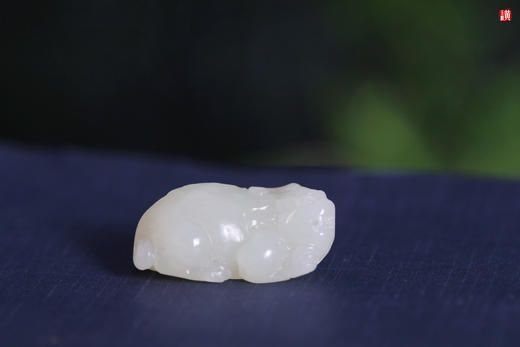 和田玉白玉【貔貅】 配精美挂绳 商品图0