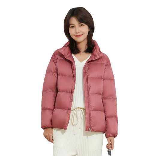 「5款配色！2022秋冬新款」柔菇菇羽绒服 韩版短款90白鸭绒面包服外套上衣 商品图4