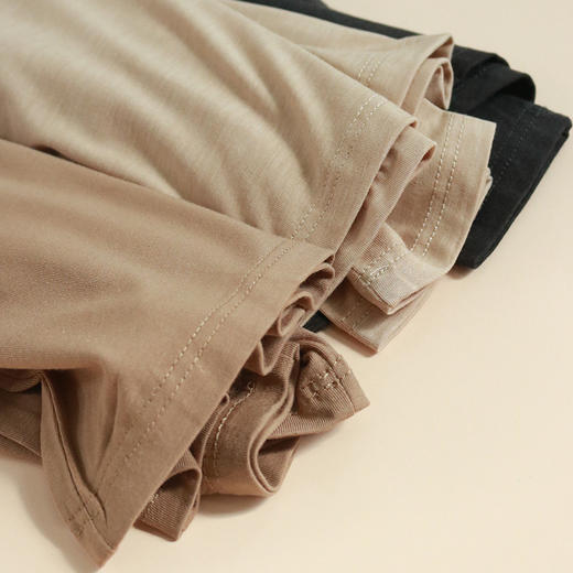 TG-TG03S219德绒无痕蚕丝保暖内衣女带胸垫冬季打底衫薄款上衣秋衣乳胶垫 商品图2