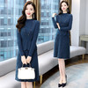 冬季新款，优雅时尚针织两件套连衣裙潮流质感裙子HR2138 商品缩略图4