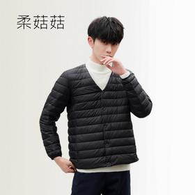 「6款配色！圆领V领自由切换」2022秋冬新款 柔菇菇轻薄羽绒服男内胆V领圆领90绒外套上衣