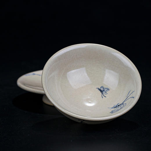 李俊紫陶釉下青花杯 商品图1