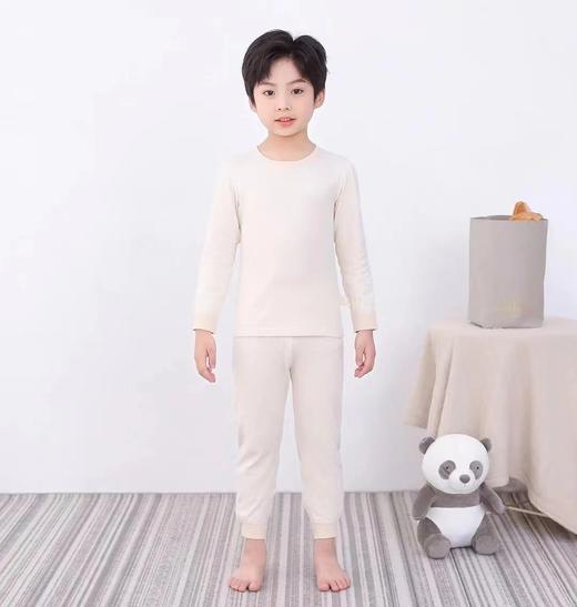 素道有机彩棉 中童秋衣套装 【京东快递送货上门】 商品图3