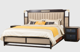 苏梨上品家具 水龙吟系列 大床