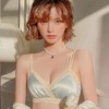 黛唯梵法式三角杯薄款无痕内衣女套装小胸聚拢纯欲少女无钢圈美背文胸罩 商品缩略图0