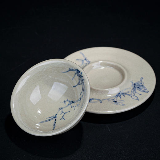 李俊紫陶釉下青花杯 商品图1