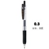 日本ZEBRA斑马中性笔0.3mm超细按动水笔JJH15练字笔中性笔签字笔黑色 商品缩略图2