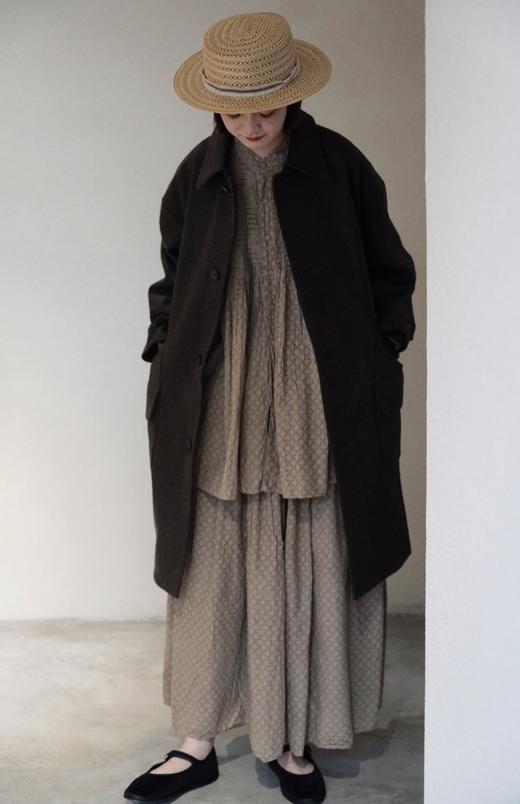 ECOLE DE CURIOSITES 大理石纹麦尔登呢羊毛大衣(Made in Italy) 商品图6