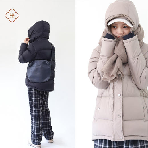 米马成衣 蓬蓬泡芙90鹅绒服短款  高品质 无异味 商品图1