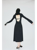 【暗夜狂花】露背环保皮带装饰弹力针织连衣裙/23000012A 商品缩略图3