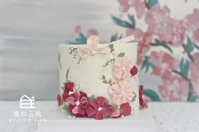 玫红裱花（加高）