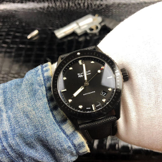 GF厂【陶瓷壳】 Blancpain宝珀五十噚五十寻50寻系列5005-0153-naba腕表(深潜器限量腕表) 商品图14