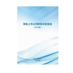 钢铁上市公司财务分析报告（2022版）
