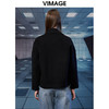  VIMAGE纬漫纪冬季新款翻领洋气显瘦短款外套V1814402 商品缩略图4