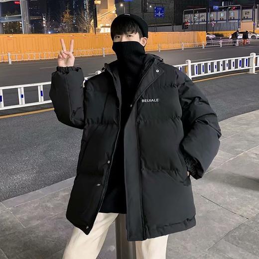 男士棉衣冬季加厚潮流棉袄棉服连帽保暖外套宽松面包服my89 商品图1