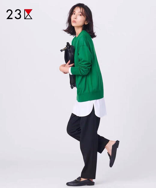 燕尾长袖圆领衫 白色 黑色 灰色 自己备注颜色号码 商品图12