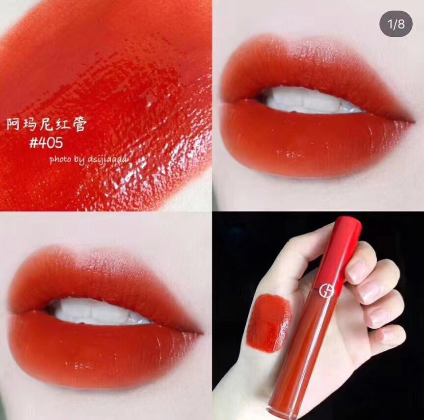 专柜400 阿玛尼红管200# 201# 206# 208# 214# 215# 216# 405# 400# 415#唇釉丝绒哑光