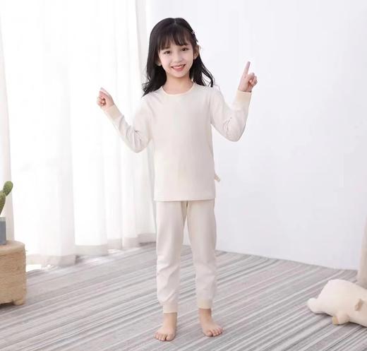 素道有机彩棉 中童秋衣套装 【京东快递送货上门】 商品图1