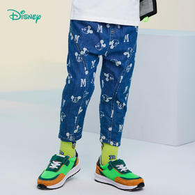 【商场同款】
迪士尼童装春秋新品男童满印复古牛仔裤时尚潮酷长裤
