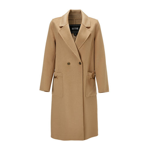 五金氧化下架-EITIE爱特爱新款双面呢羊绒大衣中长款6814523 商品图5