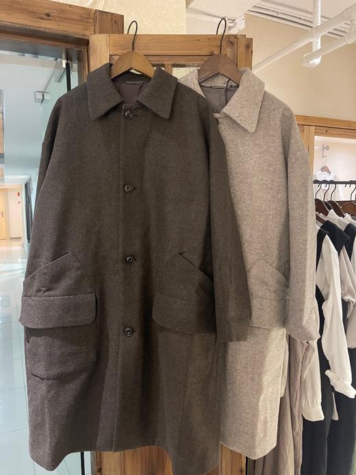 ECOLE DE CURIOSITES 大理石纹麦尔登呢羊毛大衣(Made in Italy) 商品图14