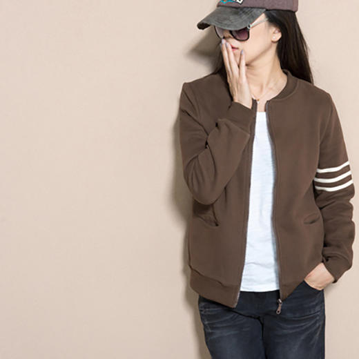 裁缝学苑AQ131 立领卫衣纸样女装外套短款拉链开衫上衣打版服装图 商品图2