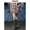  VIMAGE纬漫纪冬季新款高腰时尚包臀裙短裙半身裙V1806424 商品缩略图3
