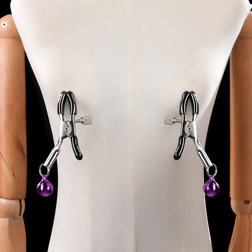 谜姬 铃铛乳夹 乳房头自慰器胸部按摩刺激私处另类玩具痛惩罚调教道具夫妻房事辅助工具成人情趣性用品 商品图4