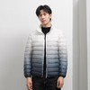 「水墨渐变色！2022秋冬新款」柔菇菇轻薄羽绒服 男立领渐变色简约90绒外套上衣 商品缩略图2