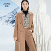 【商场同款】CJCI011 时尚气质毛呢大衣 双面呢  摩卡色 摩登通勤 双排扣气质款中长大衣 绵羊毛 气质 商品缩略图6
