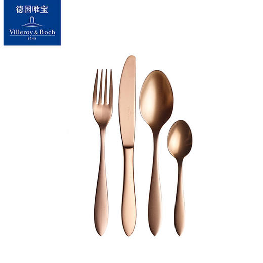 【仅样品】villeroyboch德国唯宝进口生活西餐刀叉勺 304不锈钢精致家用匠心刀叉16件套 商品图1