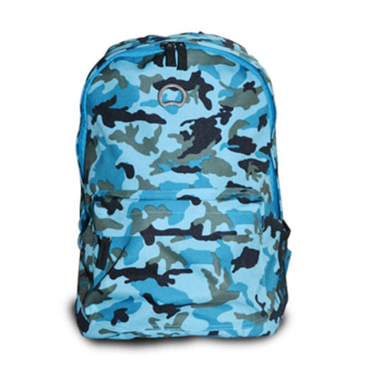 DELSEY原法国大使  双肩包迷彩包休闲时尚 3718 蓝色迷彩 商品图3