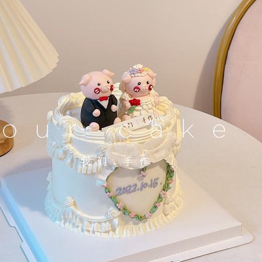 求婚/结婚/领证/纪念日立体小动物蛋糕多款式-低糖处理无添加 商品图0