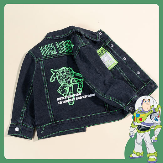 【商场同款】
迪士尼童装春秋新品儿童时尚牛仔外套时尚潮酷男童上衣 商品图8