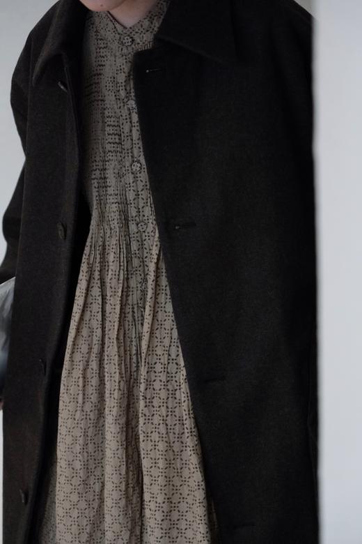 ECOLE DE CURIOSITES 大理石纹麦尔登呢羊毛大衣(Made in Italy) 商品图10