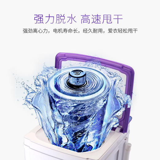 小鸭6.5公斤 脱水机 甩干机小型 迷你不锈钢甩干桶脱水桶 T65-688 商品图5