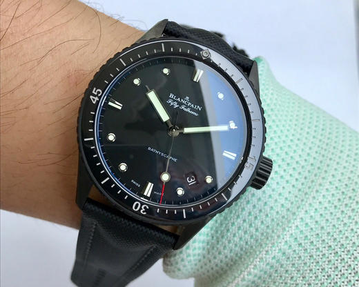 GF厂【陶瓷壳】 Blancpain宝珀五十噚五十寻50寻系列5005-0153-naba腕表(深潜器限量腕表) 商品图3
