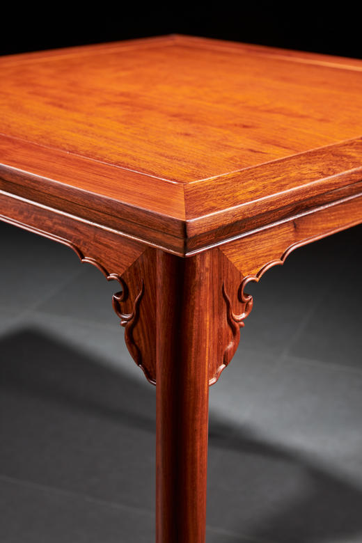 红桥红  家具严选  缅甸花梨（大果紫檀）【小棋桌】 商品图8